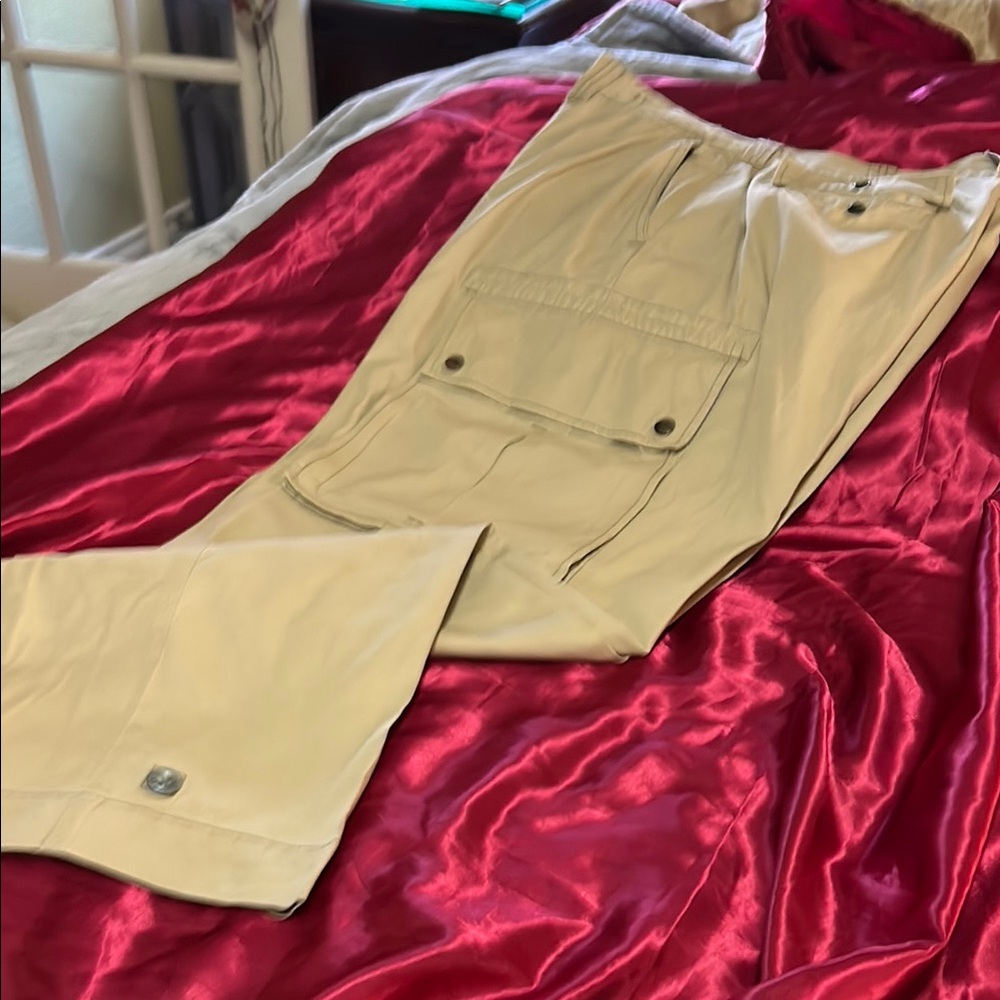 Polo by Ralph Lauren Tan Cargo Pants Sturdy Design